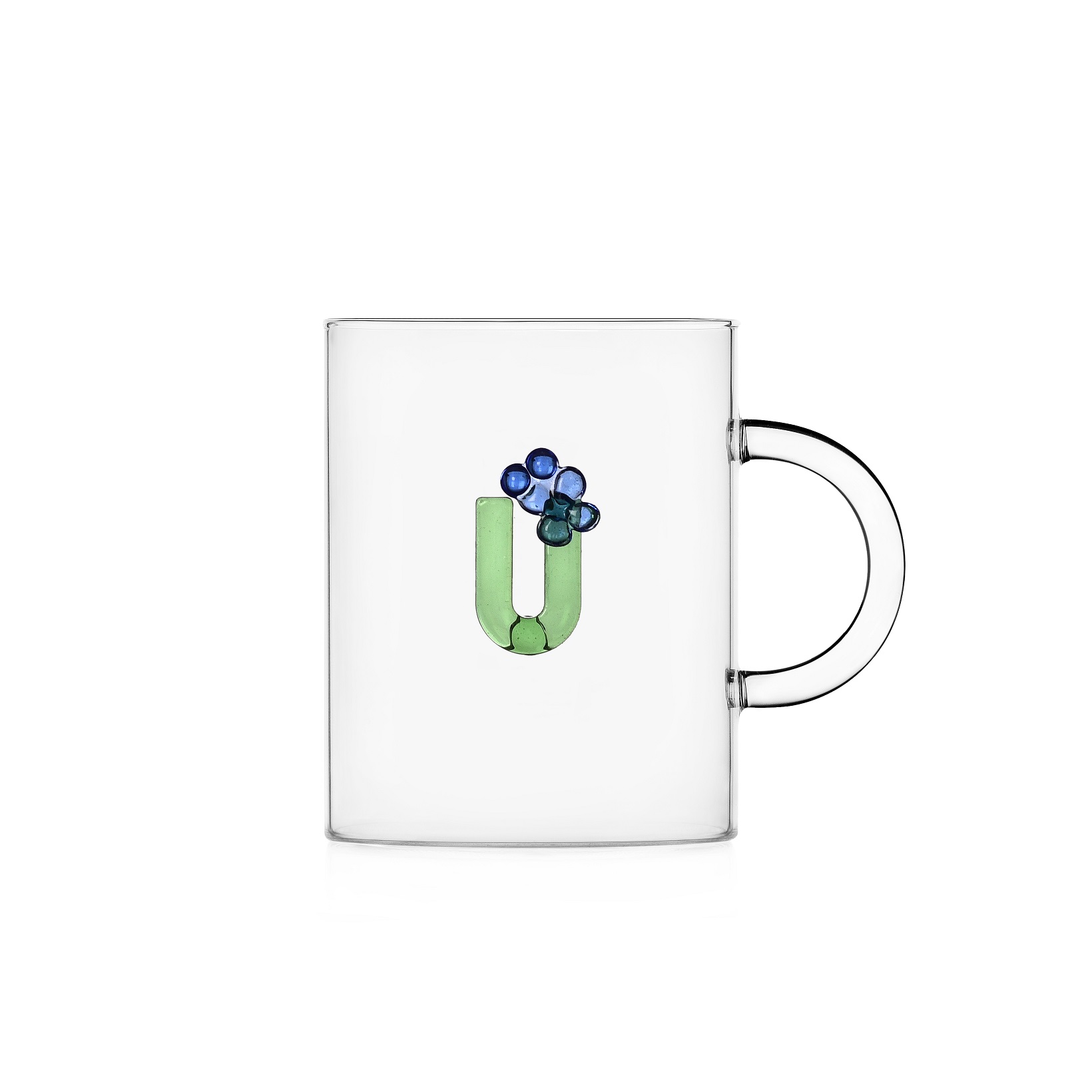 Mug Ichendorf Collezione Greenwood Alfabeto Fiorito Lettera U